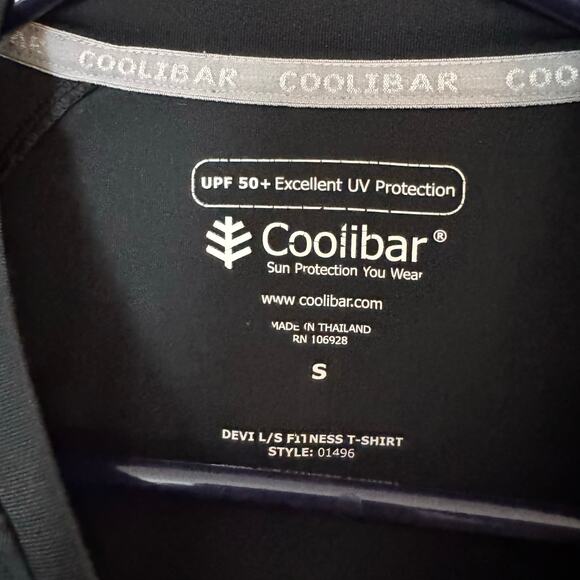 COOLIBAR Women's Devi Long Sleeve UV Potection Size Small Black casual summer - Picture 5 of 6